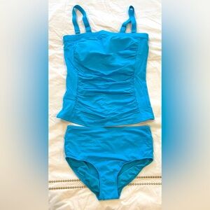 Bandeau Tankini Bathing Suit - removable straps